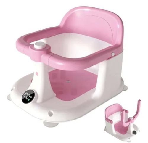 Pink baby bath - seat, for